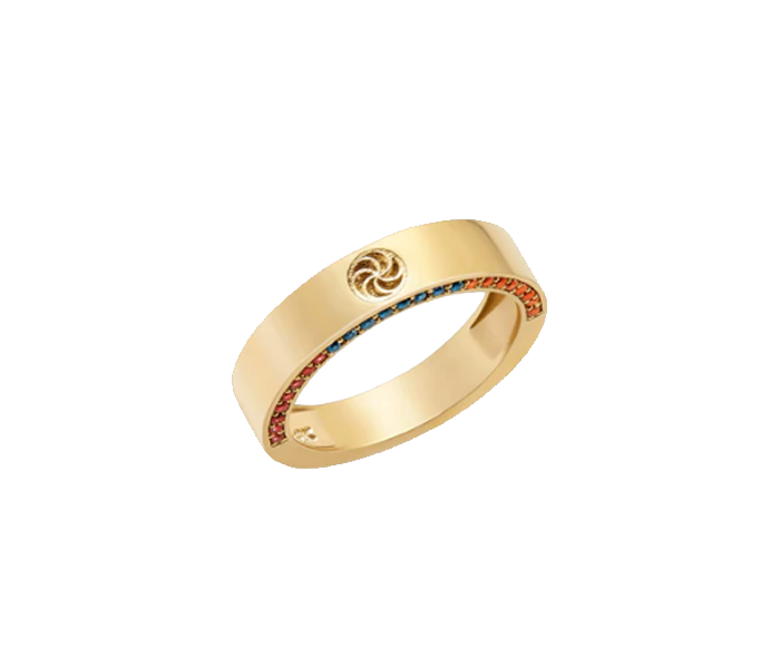 Adara's™ Armenian Eternity Ring, 14K Yellow Gold